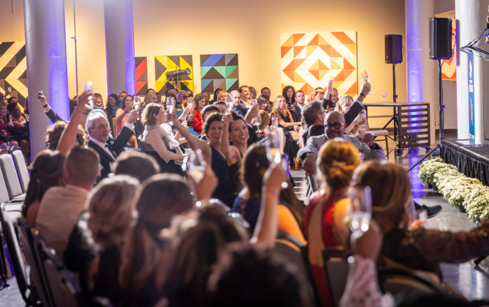 Torch and Spark Awards guests raise a glass to ethical excellence in business.