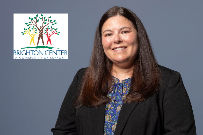 Brighton Center, Inc. logo with headshot of Wonda Winkler, President & CEO
