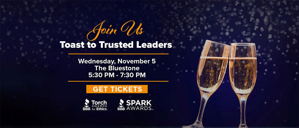 Join Us  for Toast to Trust, November 5, 5:30 pm - 7:30 pm, click for tickets
