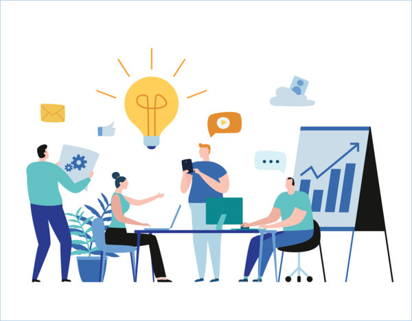 Cartoon, Collaborating 