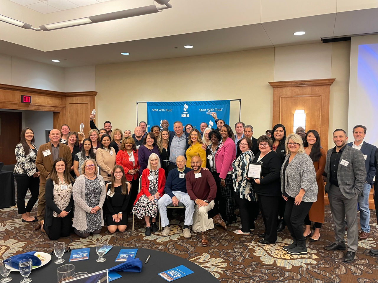 Group photo from the 2022 Torch Awards.