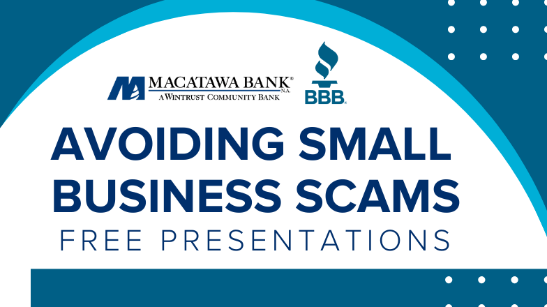 Small Business Scam event flyer