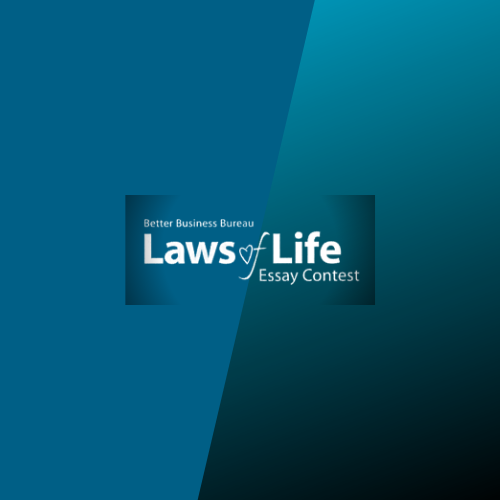 laws of life essay contest logo