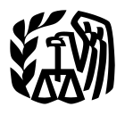 IRS eagle logo in black 