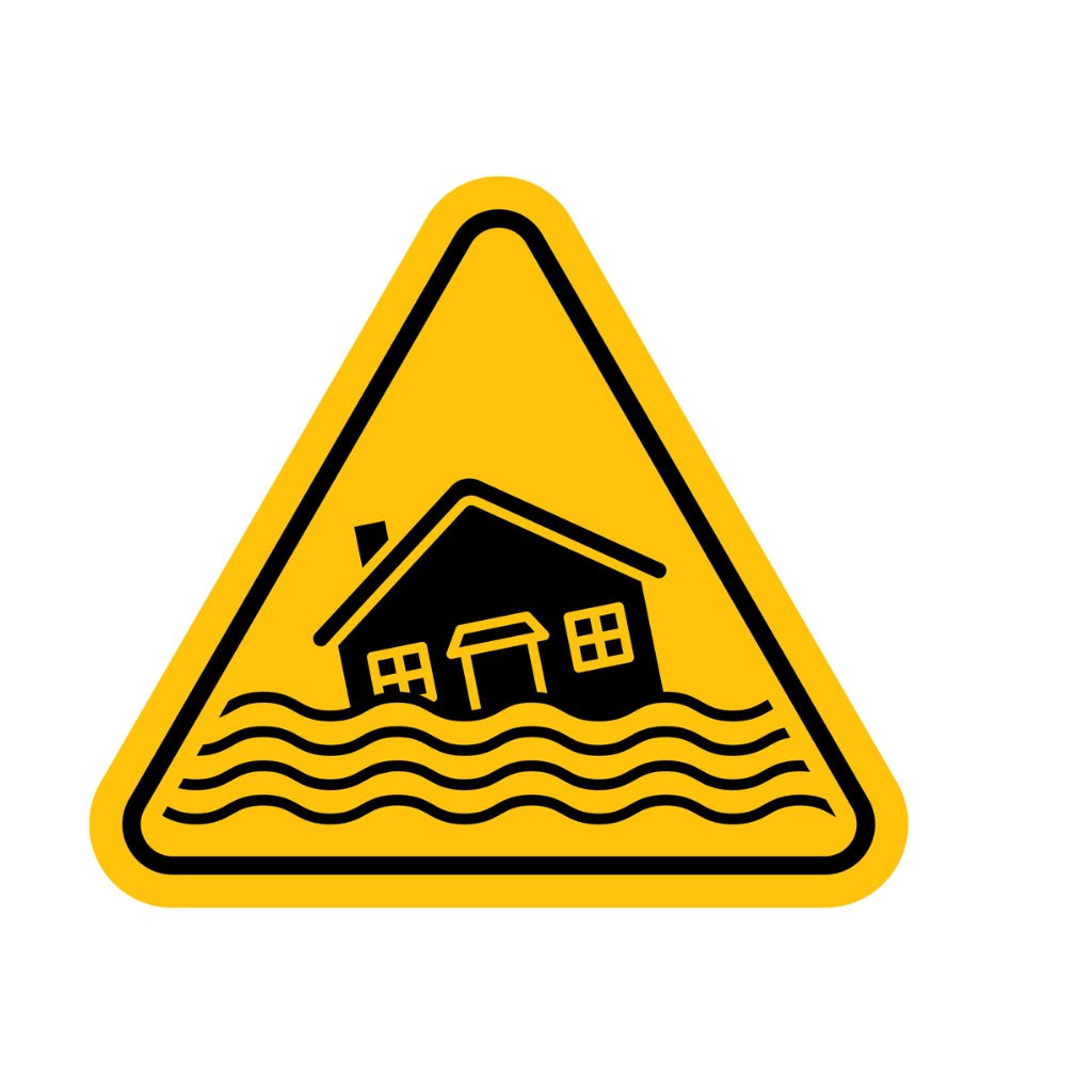 flood warning sign