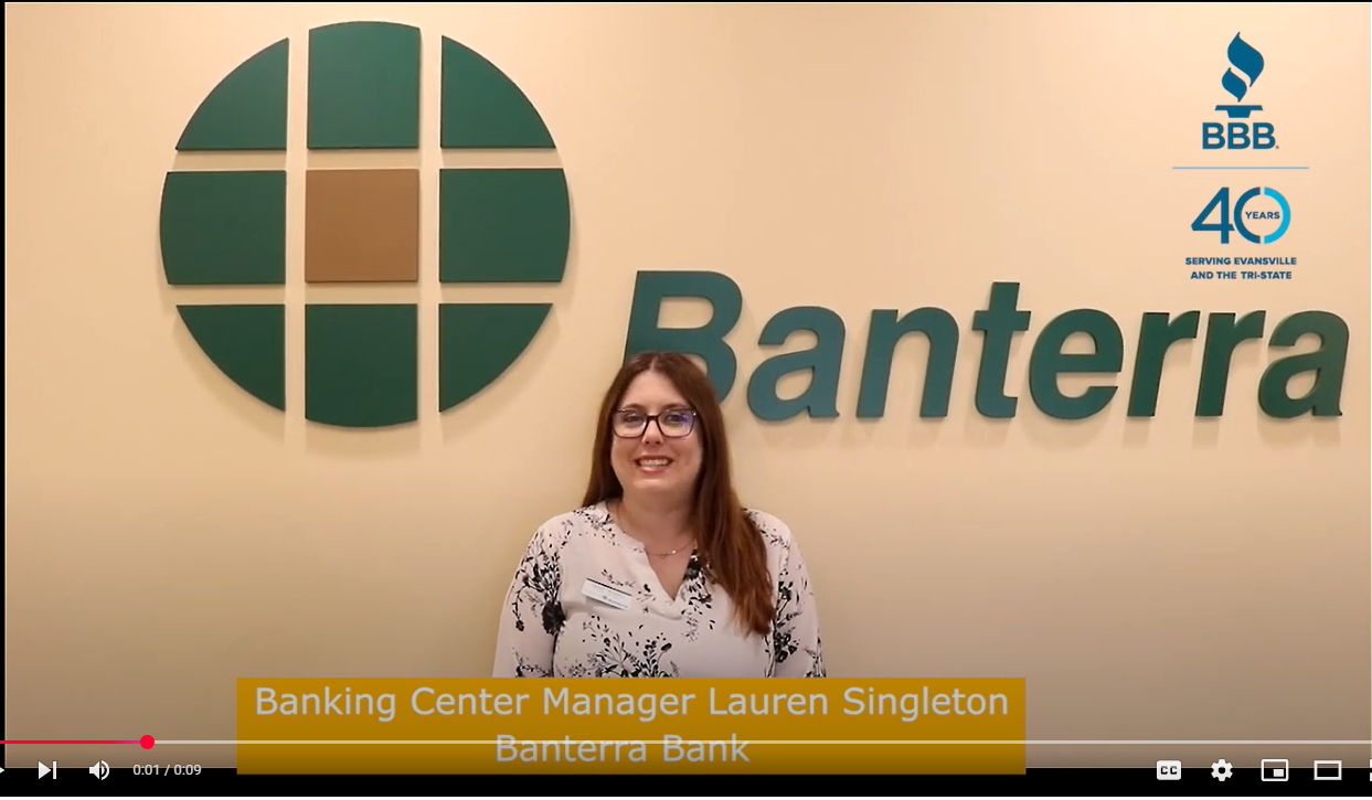 Banterra Bank Banking Manager Lauren Singleton