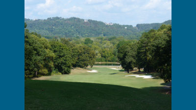A beautiful day for golf