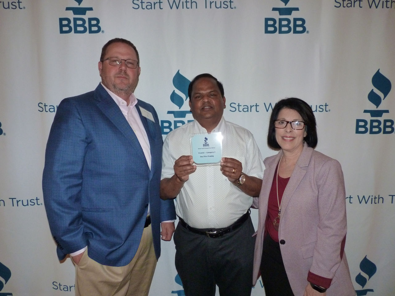 bbb torch award cat 1 runner up mr. handyman