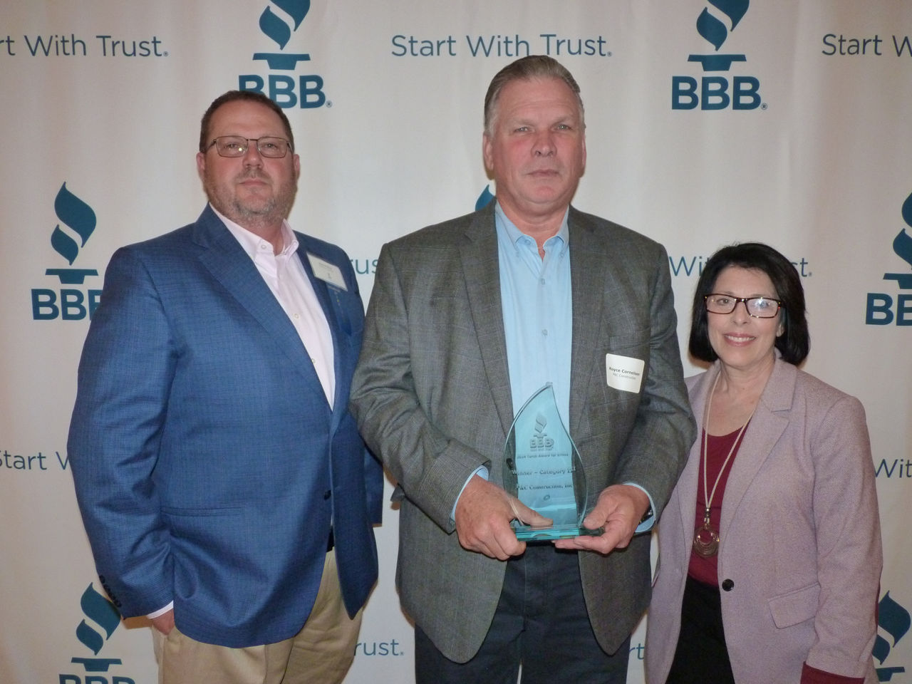bbb torch award cat 3 runner up markman's diamond brokers