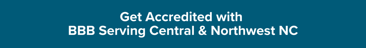 BBB Serving Central and Northwest NC