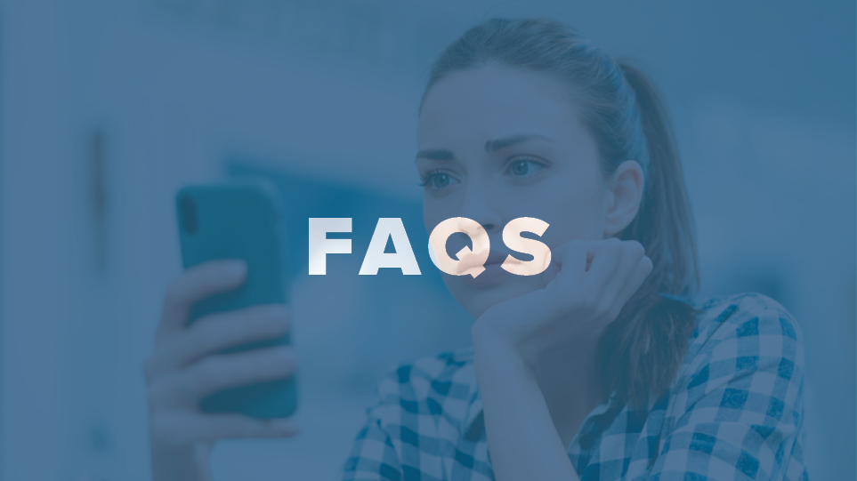FAQs text banner