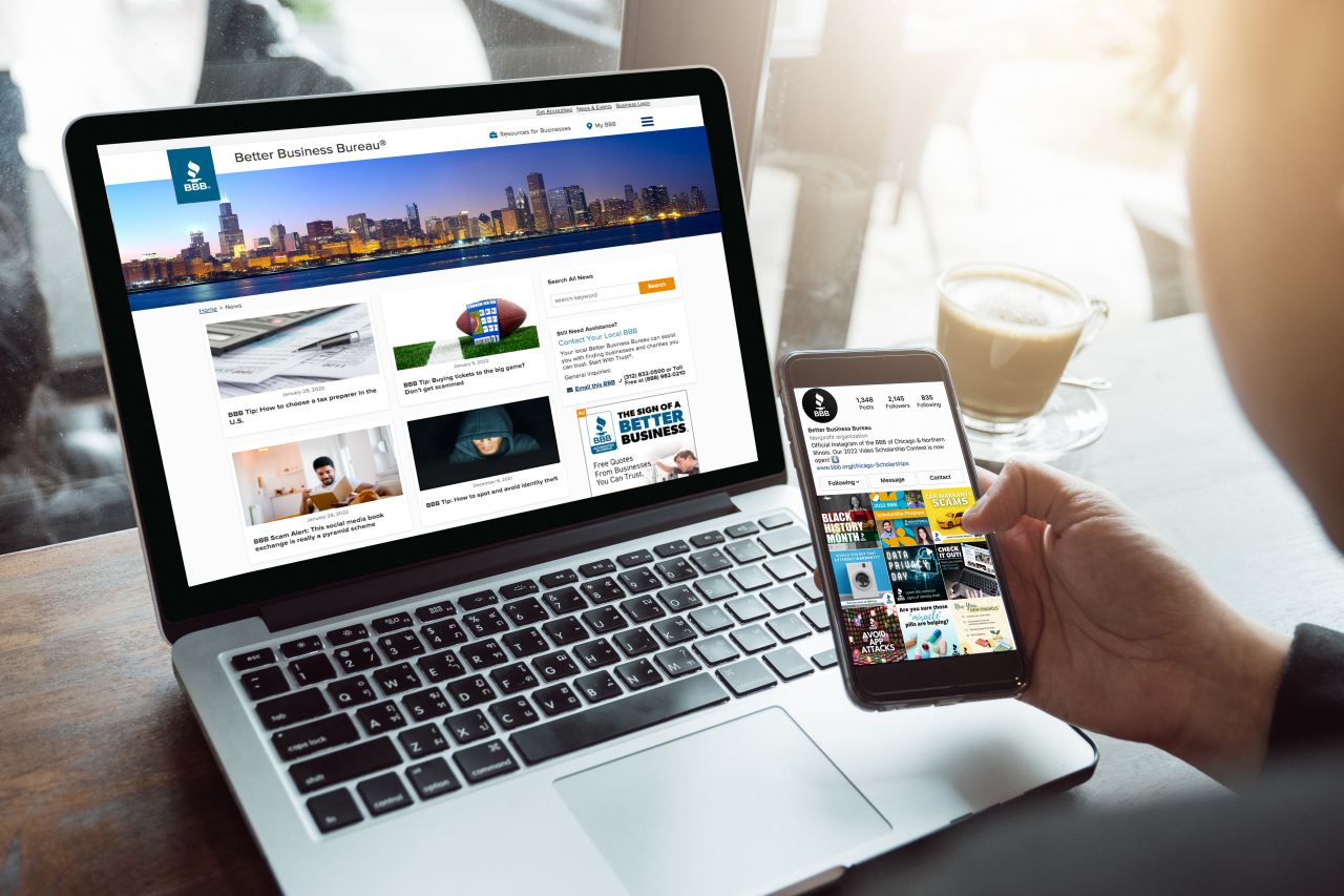 bbb edge page on laptop and mobile