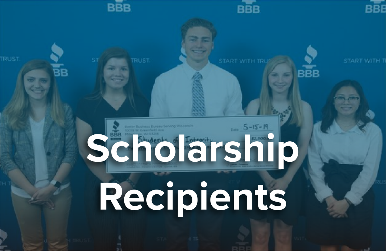 image of student scholarship recipients
