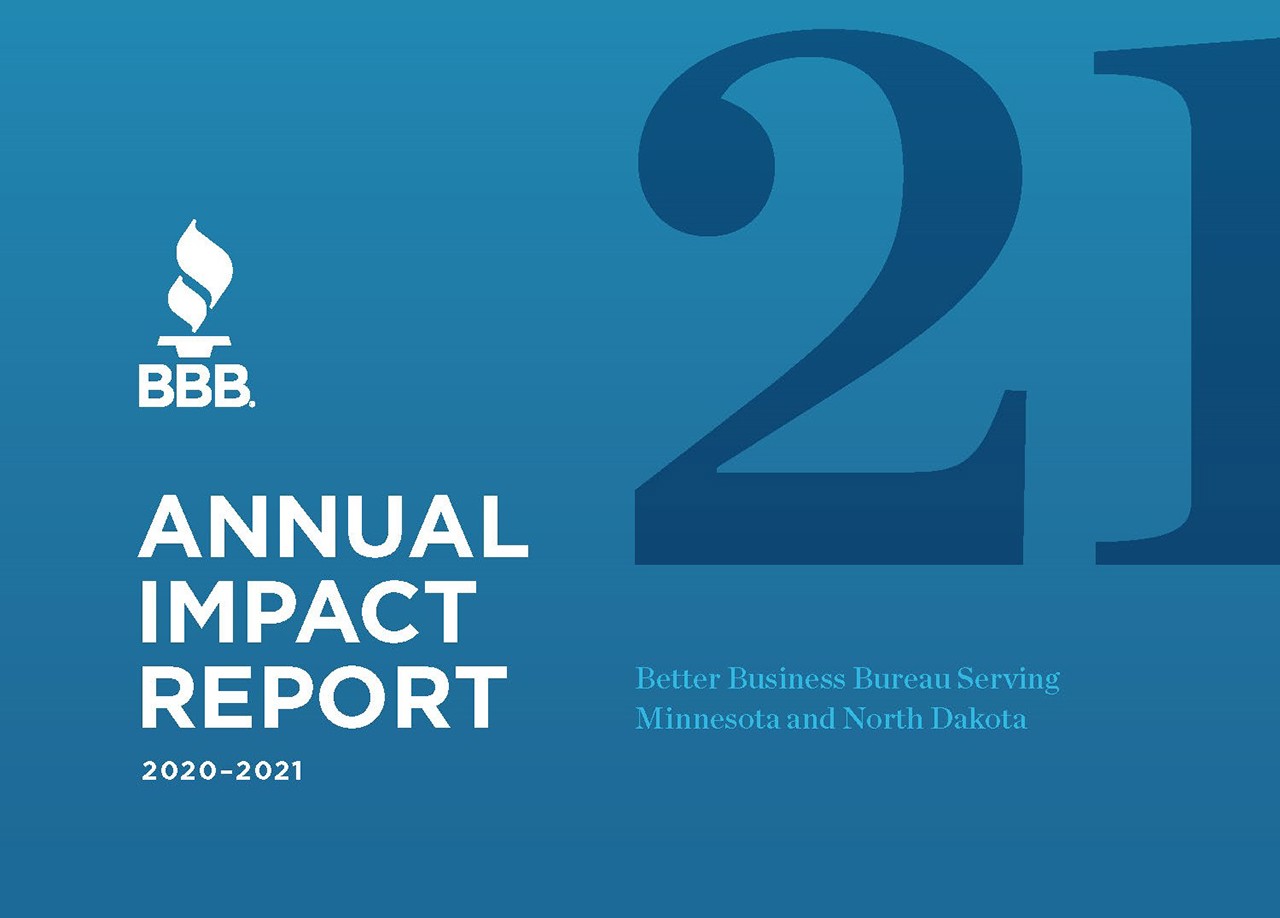 2021 BBB Annual Report Cover Image