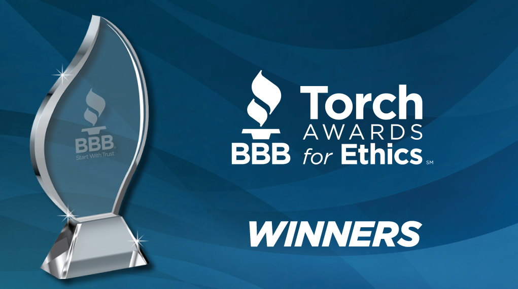 2021 BBB Torch Award Winners  image of trophy 
