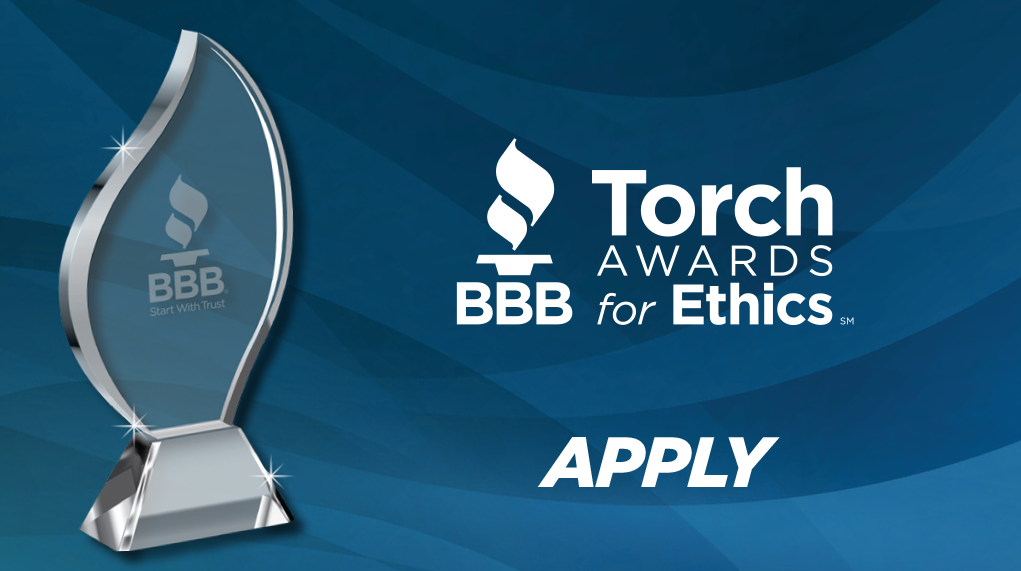2022 BBB Torch Awards Nominate  image of trophy 