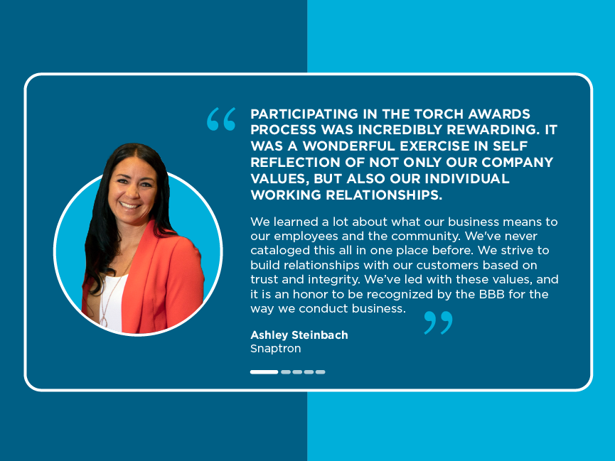 Torch Awards Testimonial