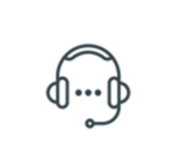 Support - thin line vector icon