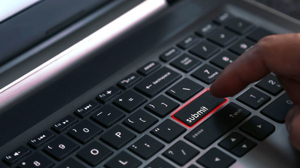 Submission button on keyboard 