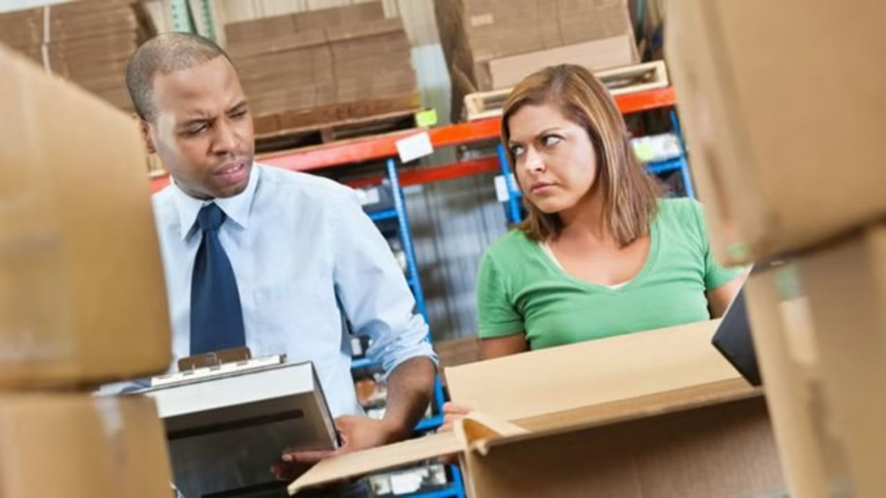 2 employees upset with each other