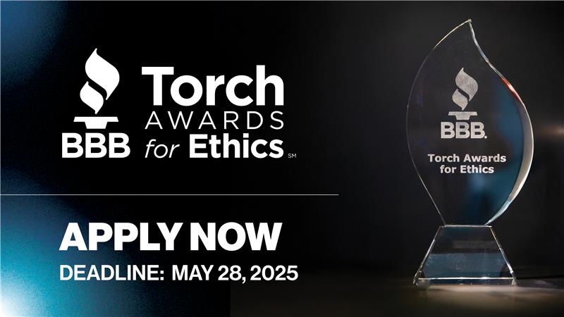 A Torch Award trophy