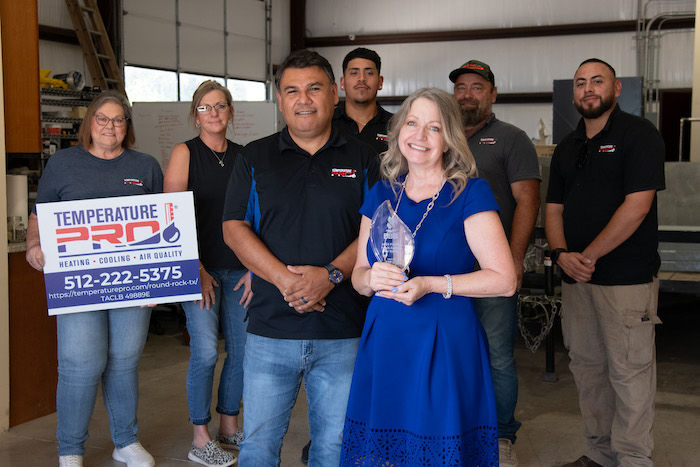 Torch Award winner employee group photo