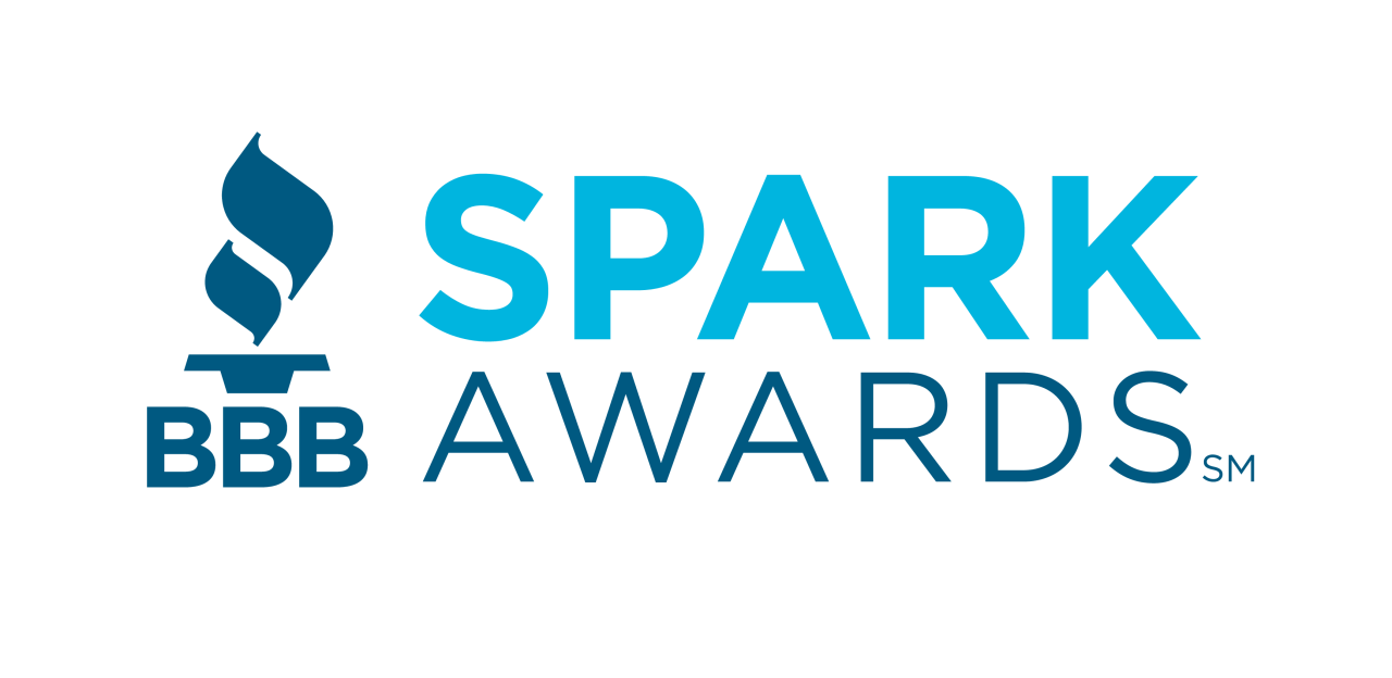 Spark Logo Two Tone Blue