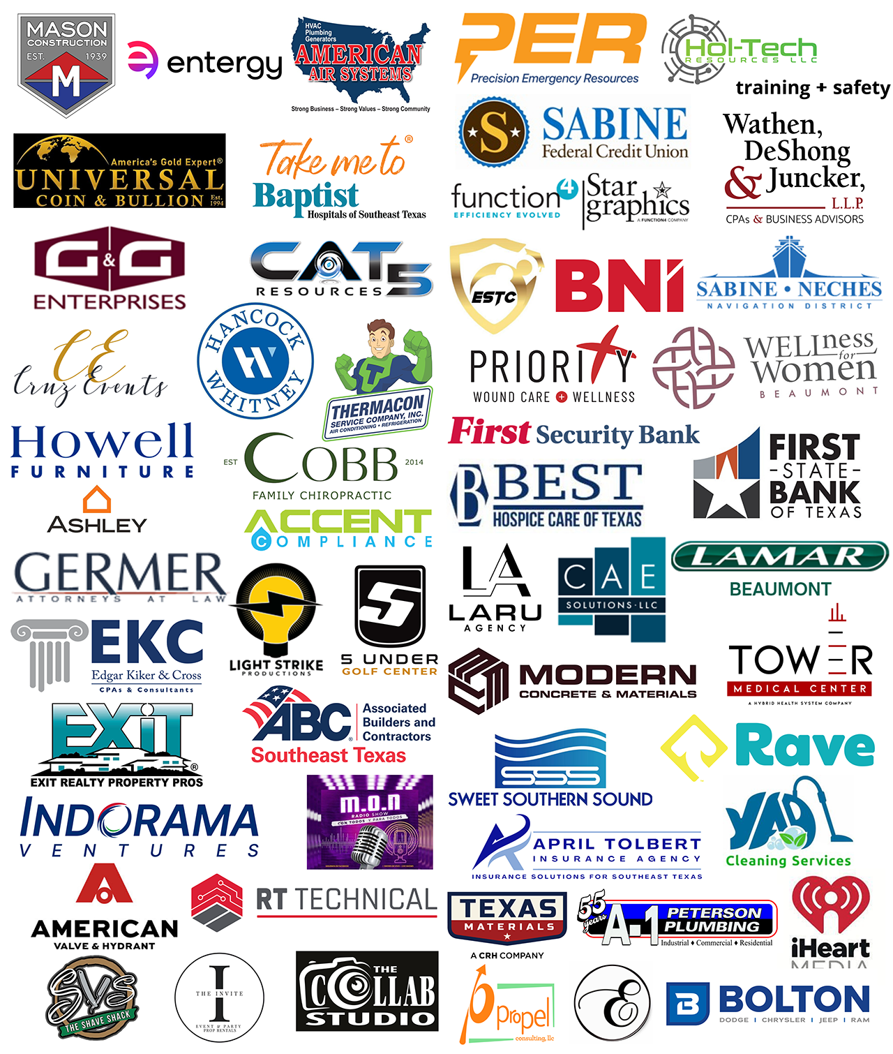 false sponsor logos