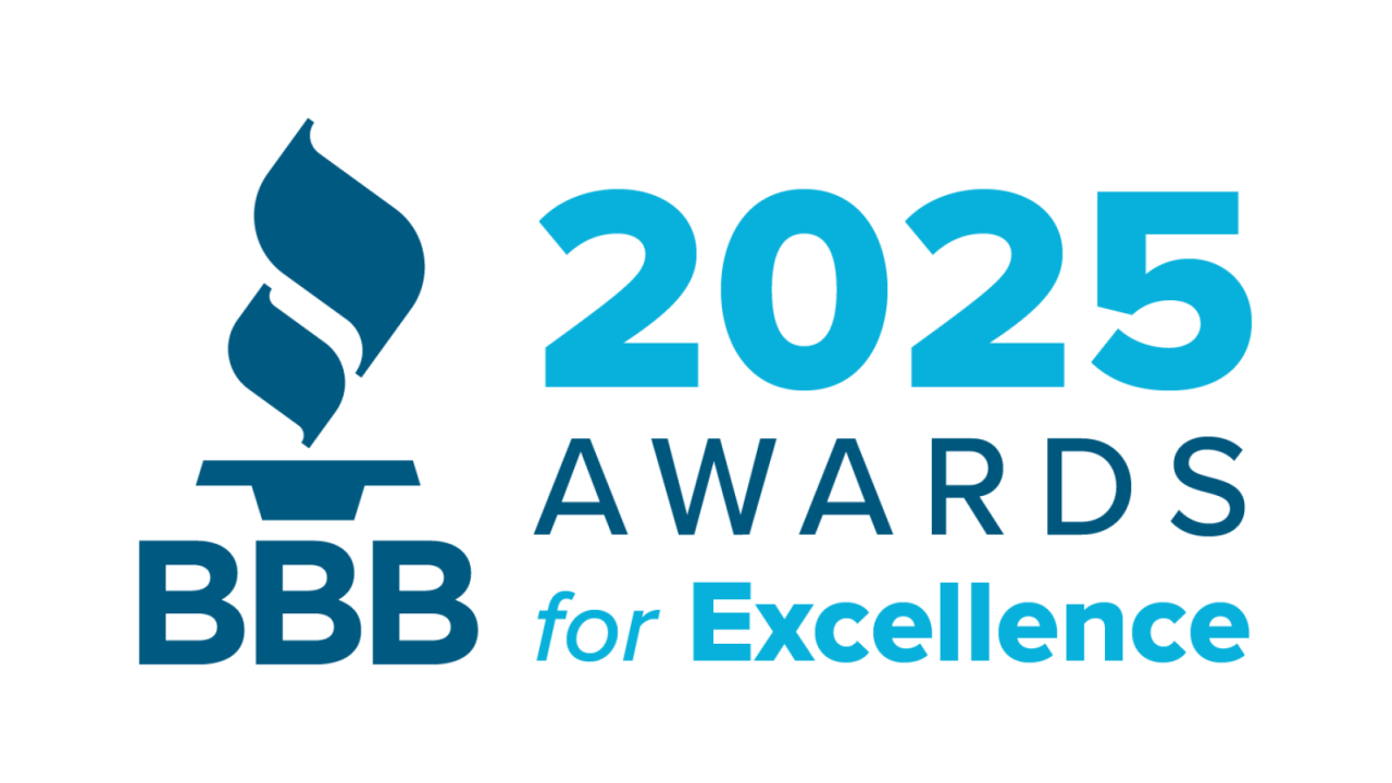 Large decorative "BBB" letters with blue and silver balloons 