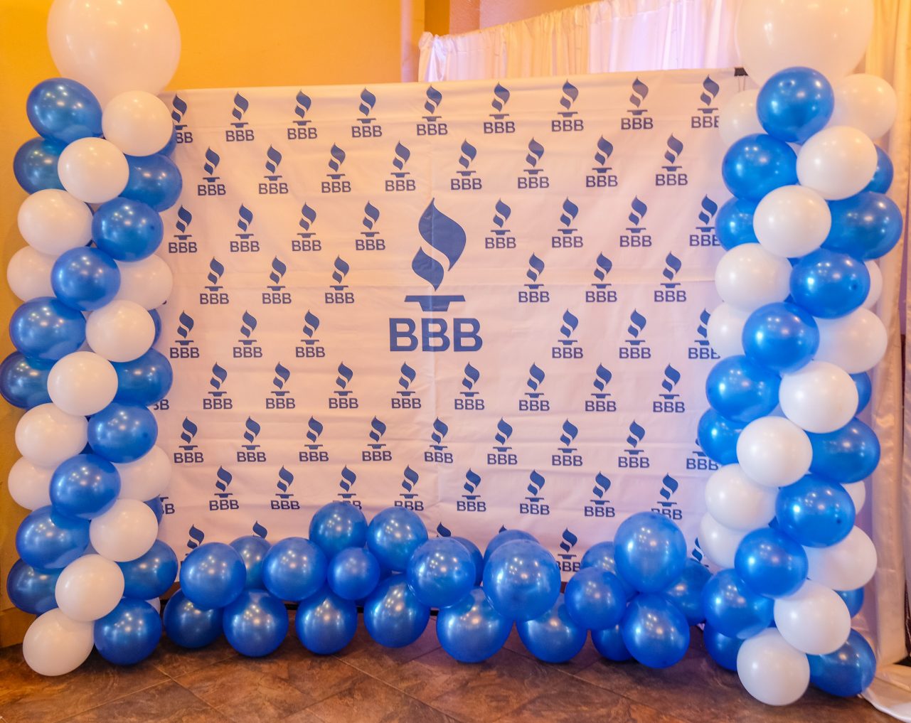 BBB photo backdrop