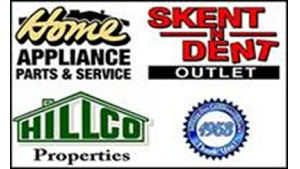 Logo for Skent-N-Dent Outlet, Home Appliance Parts & Service and Hillco Properties, and were a Silver Torch Award Sponsor in Shreveport on October 31, 2024