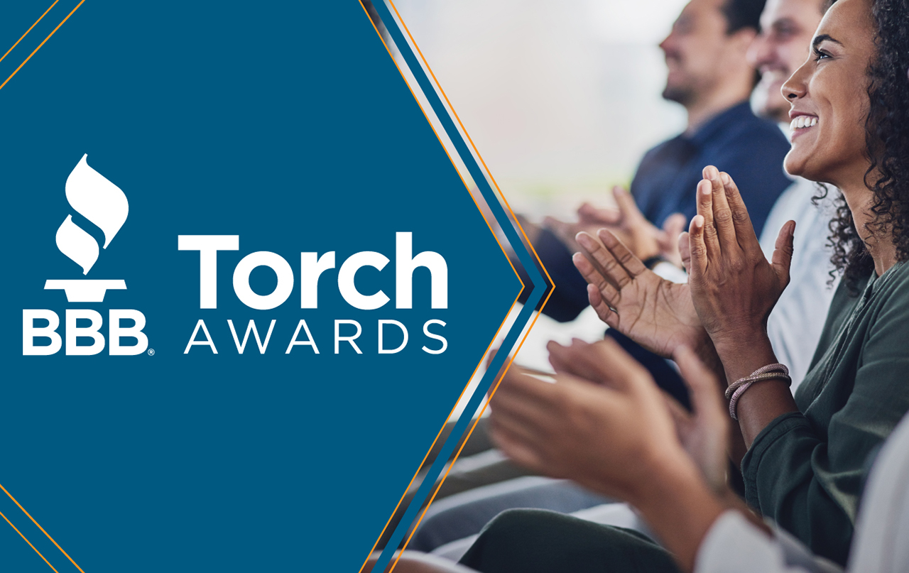 BBB torch awards - crowd clapping