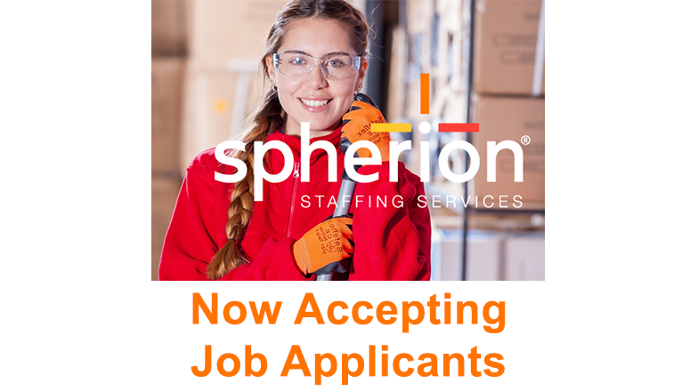 Spherion Staffing Services offer: Now accepting job applicants