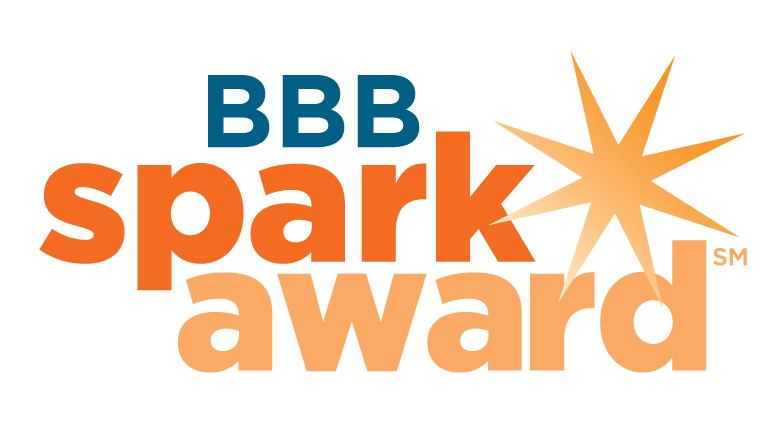 BBB Spark Award Logo on white background