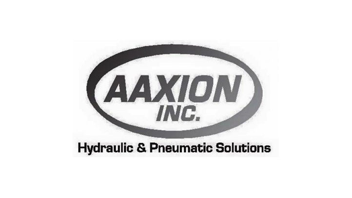 Aaxion Inc Hydraulic and pneumatic solutions logo on a white background