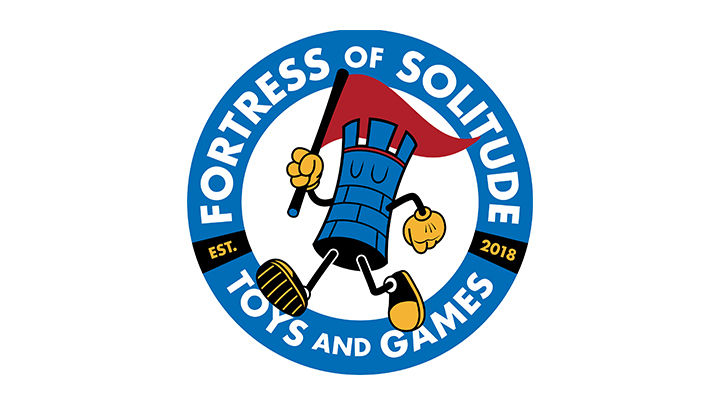 Fortress of solitude toys and games logo
