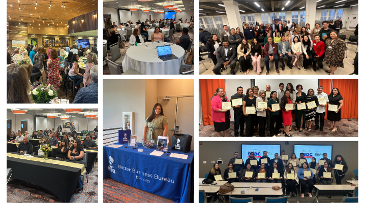 Images of BBB events and outreach in the greater San Francisco Bay Area in 2024