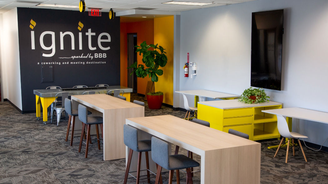 ignite sparked by BBB San Diego coworking space