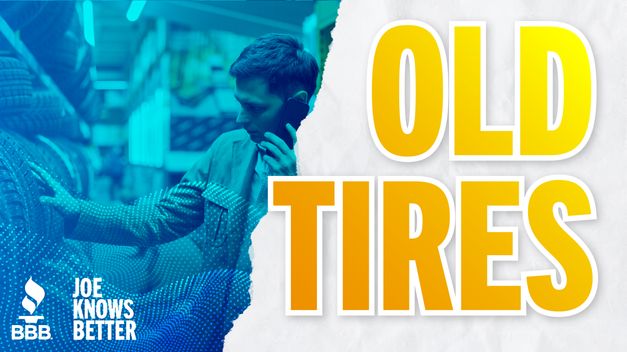 title card reading Old Tires