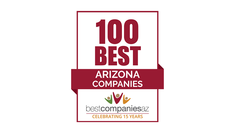 100 Best Arizona Companies Award presented by bestcompaniesAZ