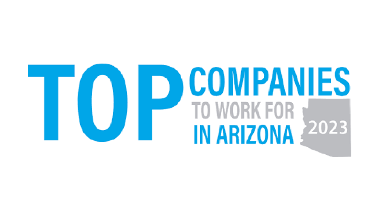 Top Companies to Work for in Arizona 2022 Award graphic