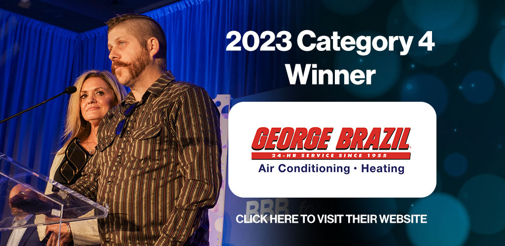 George Brazil Air Conditioning & Heating Category 4 Winner