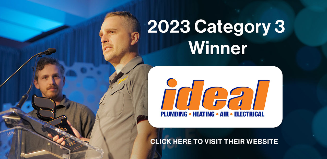 Ideal Plumbing Heating Air and Electrical - Category 3 Winner